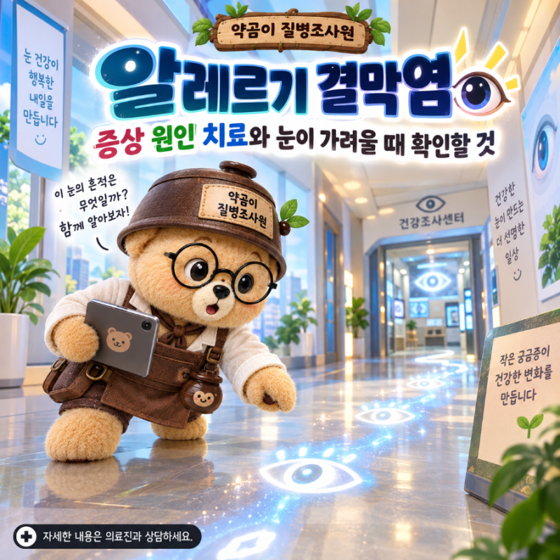 알레르기 결막염 증상 원인 치료와 눈이 가려울 때 확인할 것