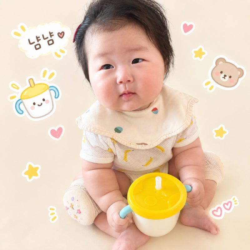 젖병 사용 언제까지 ? 물 섭취량? 빨대컵 추빨대 사용 시기, 세척 및 열탕소독 (모윰, 릿첼, 베....