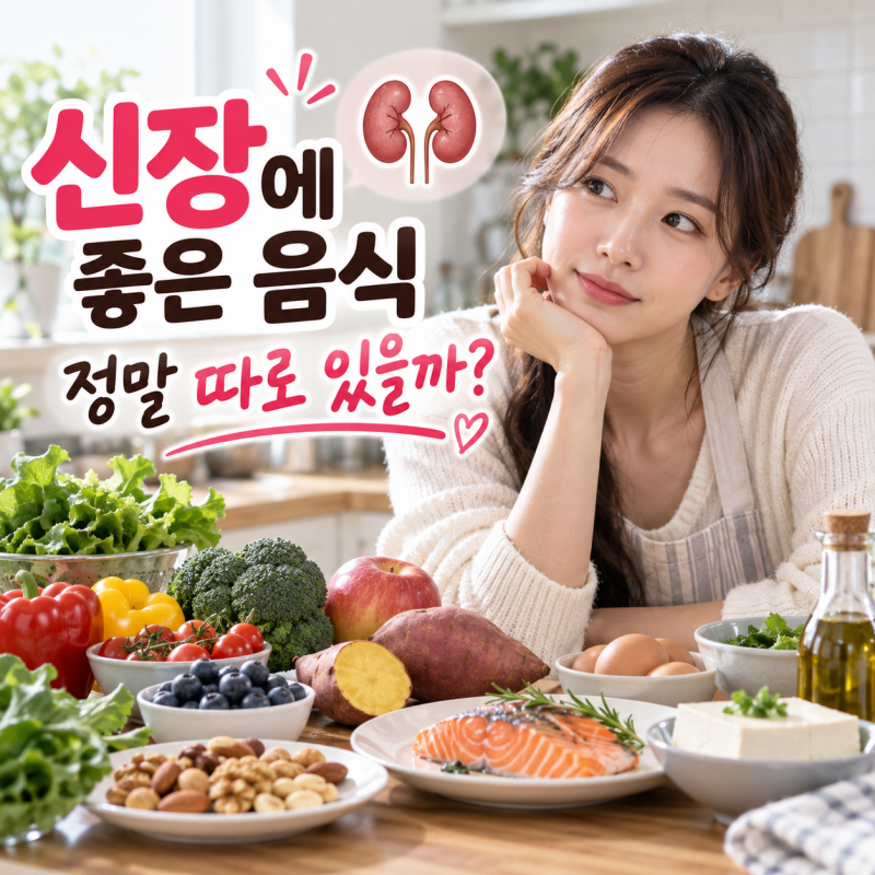 신장에 좋은 음식 따로 있을까? 콩팥 건강을 위한 식습관과 주의할 음식