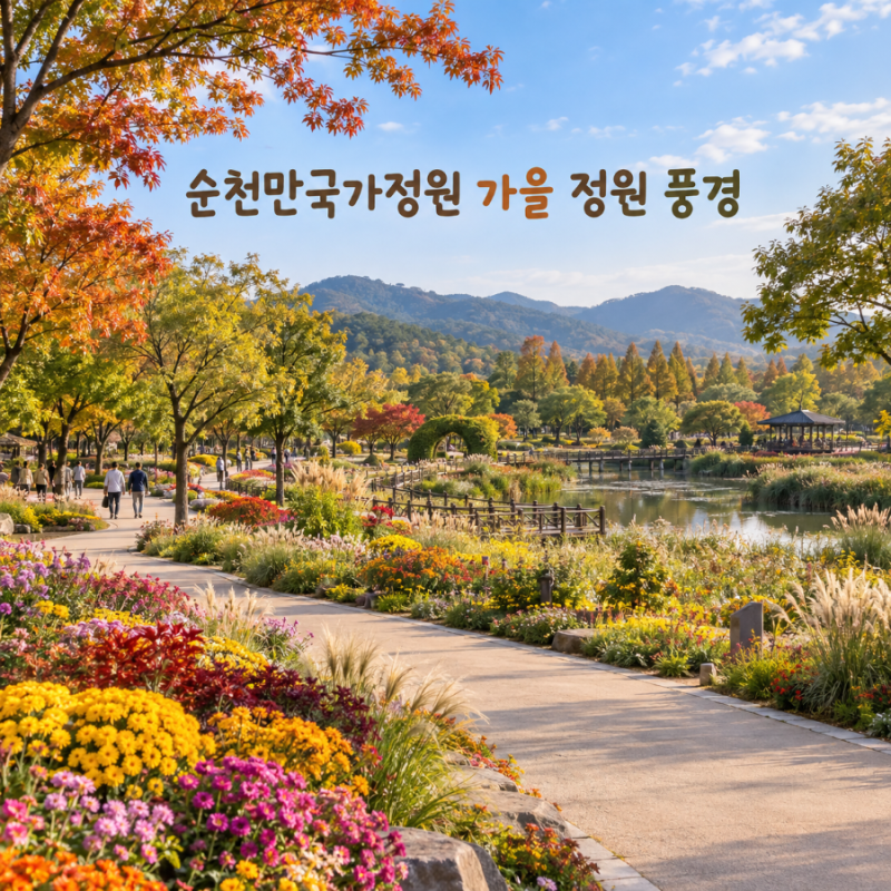 가을에 여기 안 가면 아쉬워요 순천만국가정원 가을꽃 풍경 걷기만 해도 힐링되는 순천 여행