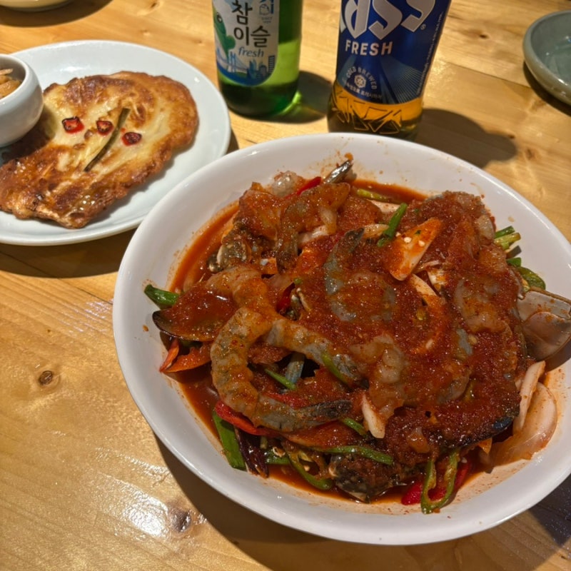 부산 광안리 술집 생새우 꽃게무침이 맛있었던 핫플 주옥같은인생