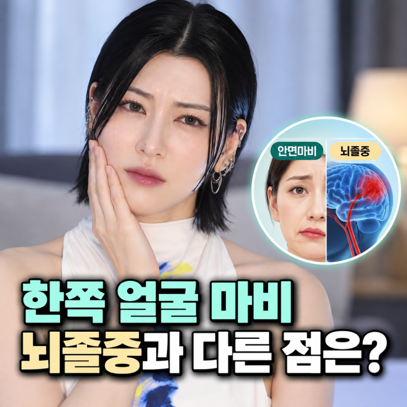 미요시 아야카씨도 겪은 안면마비, 얼굴 한쪽 처지면 뇌졸중과 어떻게 구별할까?