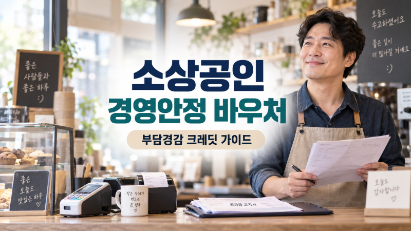 소상공인 경영안정 바우처, 지금 신청할 수 있을까