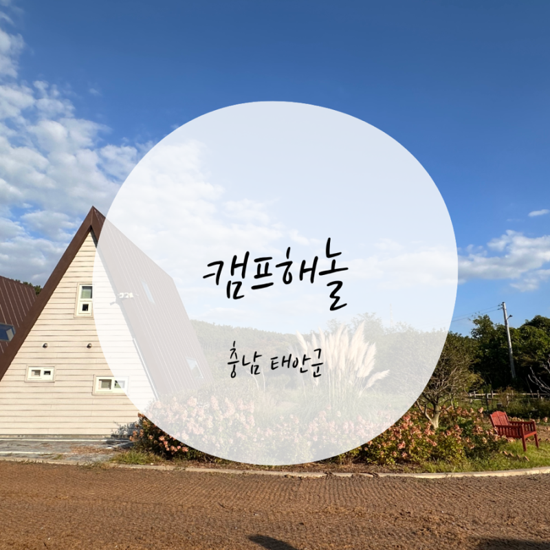 충남 태안 :: 캠프해놀 캠핑장 후기_개별 화장실 있는 구례포 바다캠핑장