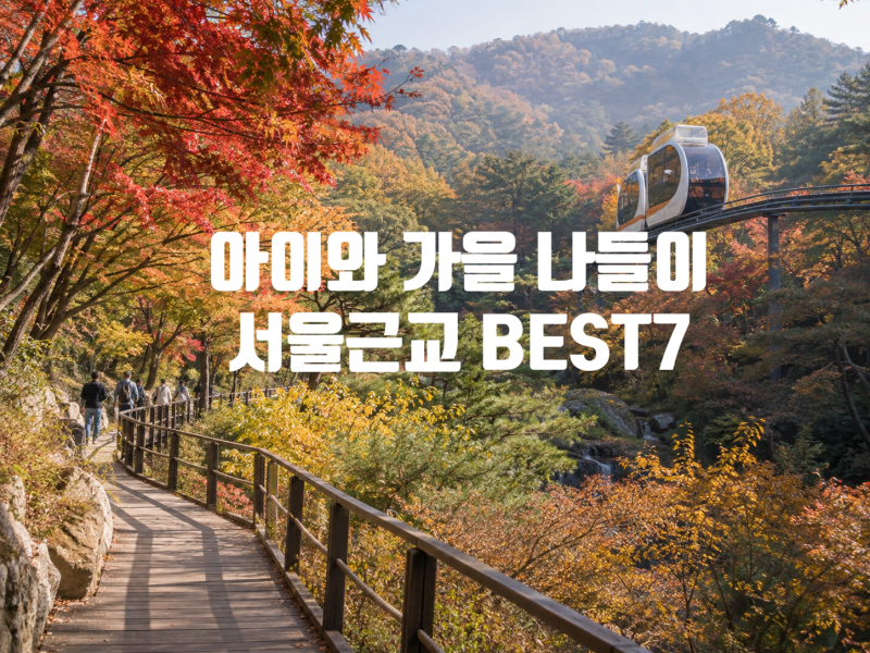 서울근교 아이와 가볼만한곳 BEST7｜아기랑 가을 주말 나들이 추천♥