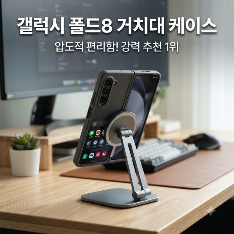 189명이 선택한 갤럭시 Z폴드8 케이스, 맥세이프 거치대 진짜 괜찮을까?