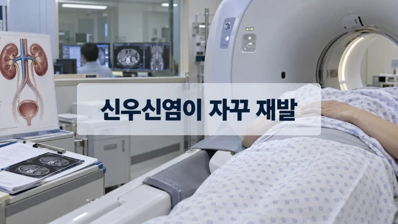 신우신염 재발, 왜 자꾸 반복될까? 결석·요로폐쇄가 숨어 있을 수 있습니다