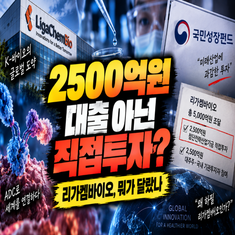 “리가켐바이오에 2500억원 직접투자?”… 다른 바이오와 뭐가 달랐나