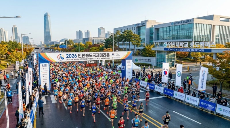 2026 송도국제마라톤 출발시간 코스 주차 교통통제 필수 체크포인트 총정리