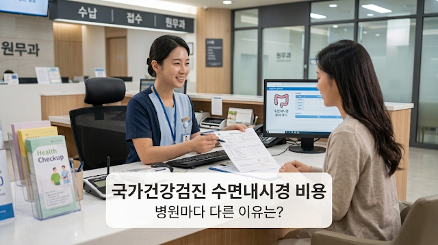 국가건강검진 수면내시경 비용, 병원마다 다른 이유는?｜비급여 수면비·용종절제 추가금 정....