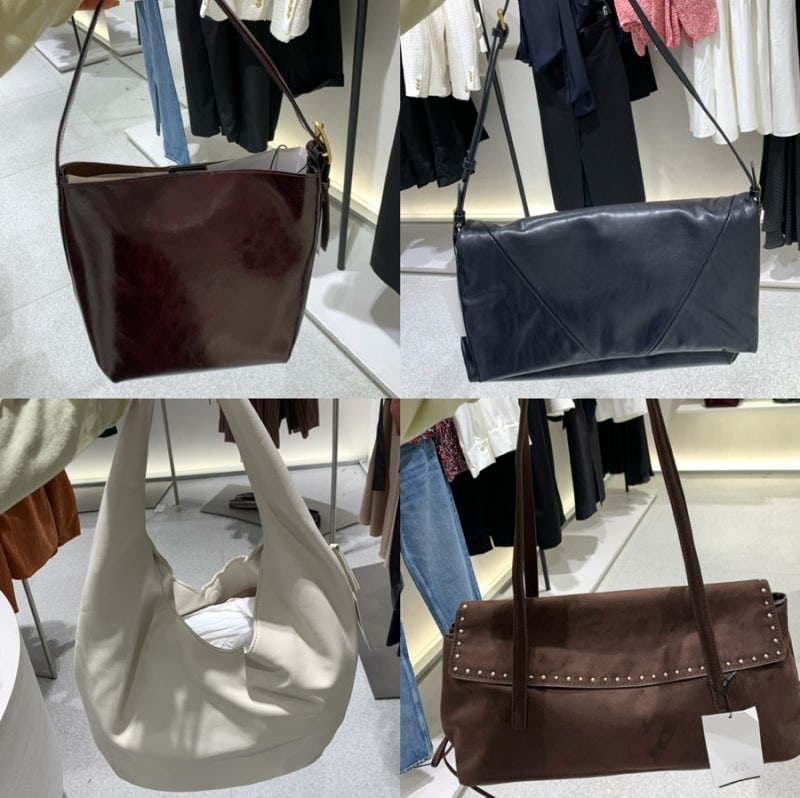 ZARA 자라 가방 신상 4가지, 5만원대인데 요즘 들기 딱 예쁘더라
