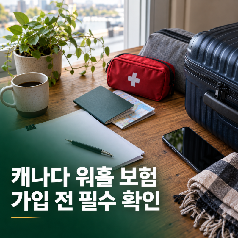 캐나다 워홀 보험 가입 전 확인할 필수사항 워킹홀리데이