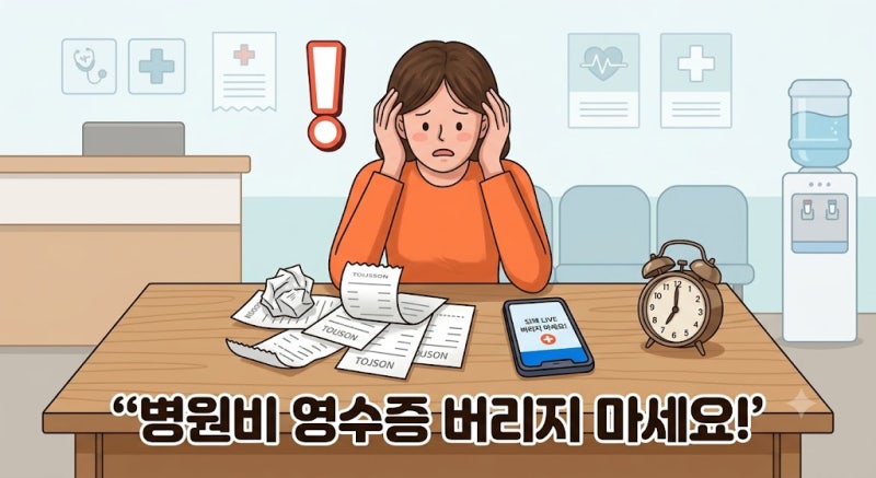병원비 영수증 버리지 마세요! 서류 1장 없이 3분 만에 통장 입금받는 실손보험 무서류 청구....