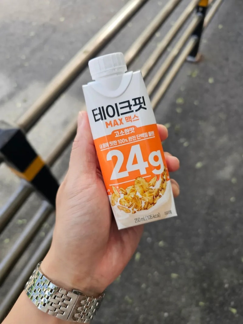 프로틴드링크 리뷰 2차 (테이크핏, 베지밀고단백 초코)