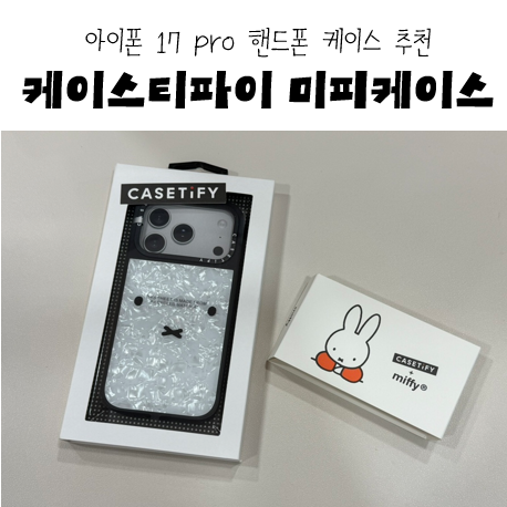 아이폰17pro 핸드폰 케이스 추천 @ 케이스티파이 미피 케이스 구매 후기 :-)