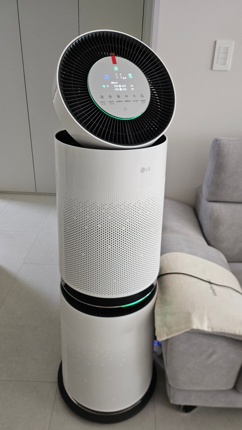 AS305DWWLM 가격 비교 70만원대 최저가 혜택 받는 방법 정리 후기 LG 퓨리케어 AI 360˚ 공기청정기 ....