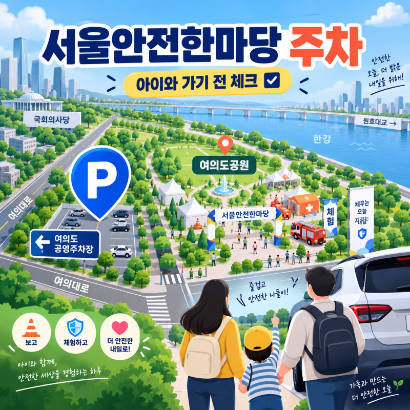 2026 서울안전한마당 주차 여의도공원 자차 이용 꿀팁