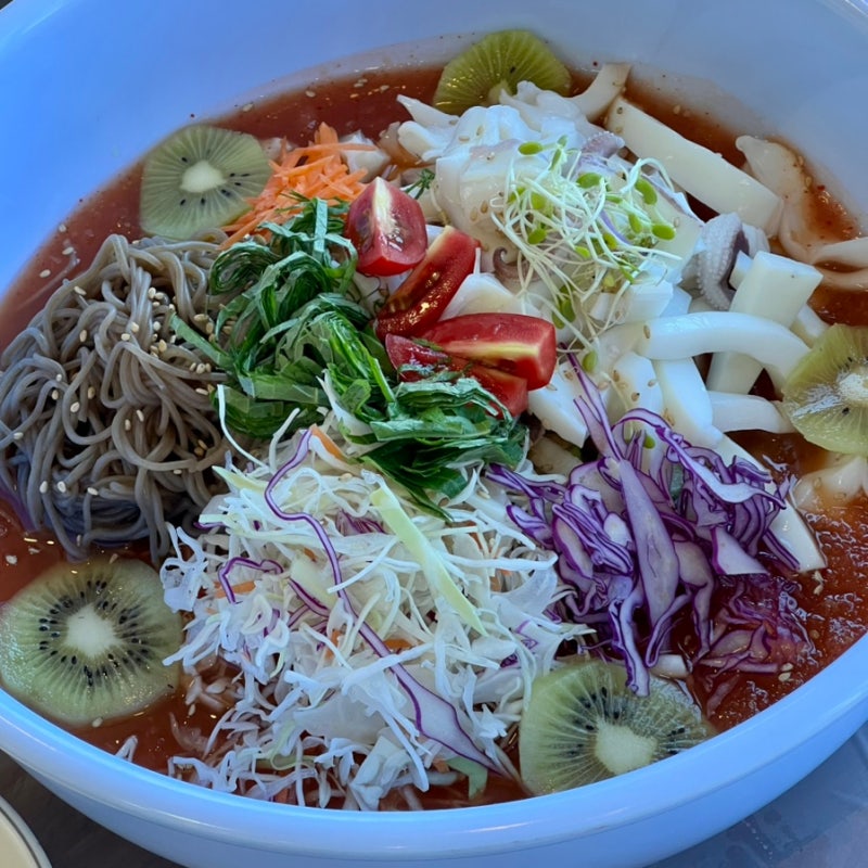 태안청포대맛집ㅣ마검포 선창횟집 갑오징어물회 회덮밥 오션뷰 추천