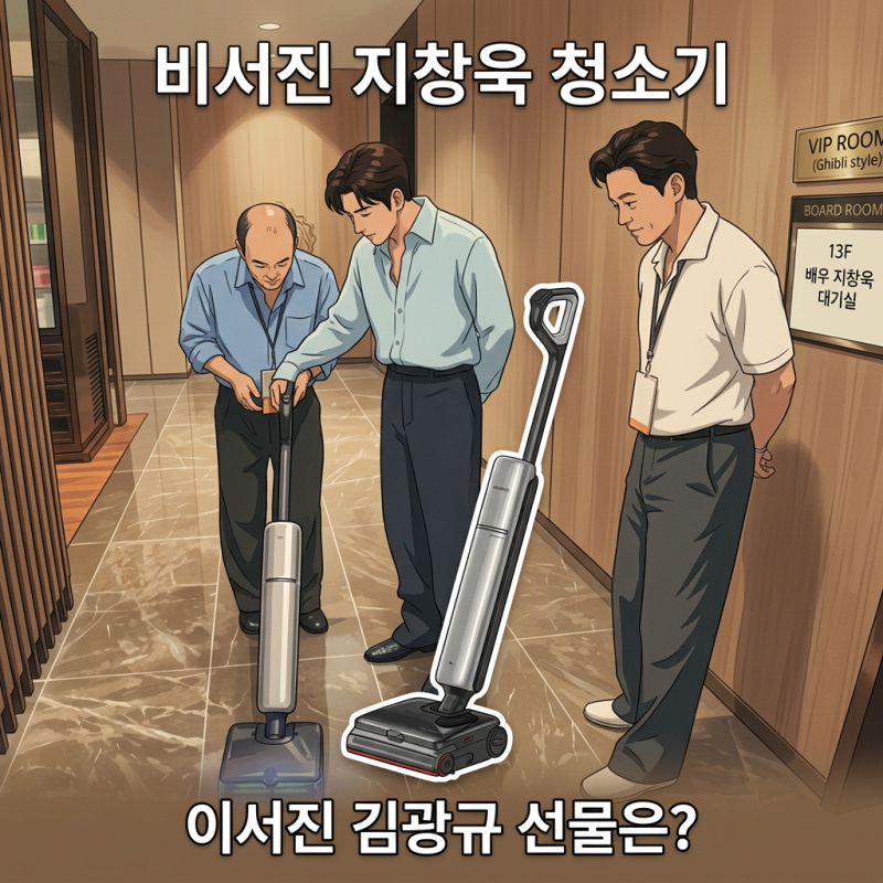 비서진 지창욱 청소기 드리미 습식 스팀 물걸레청소기 T16 선물한 이유