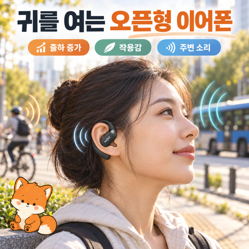 오픈형 이어폰은 누구에게 맞을까? 운동·출퇴근·사무실 쓰임새별로 정리