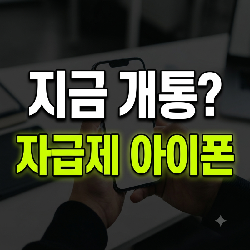 아이폰 자급제폰 개통방법 유심보호서비스 해지와 유심기변 총정리