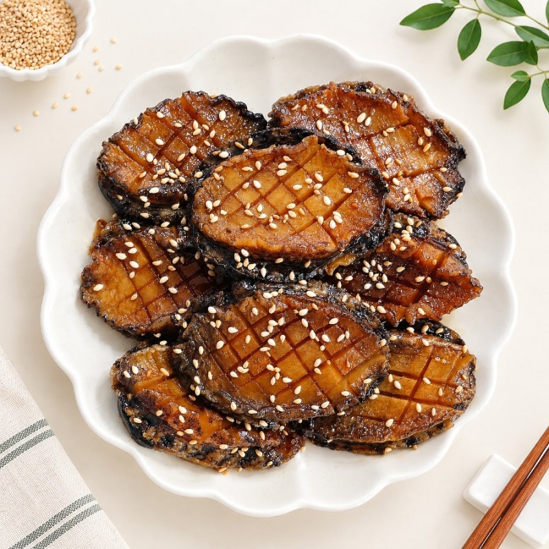 전복 조림 만들기! "윤기 자르르 양념 비율" 제사 산적 양념 만들기