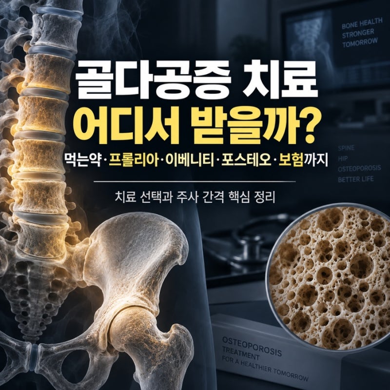 골다공증 치료 어디서 받을까?