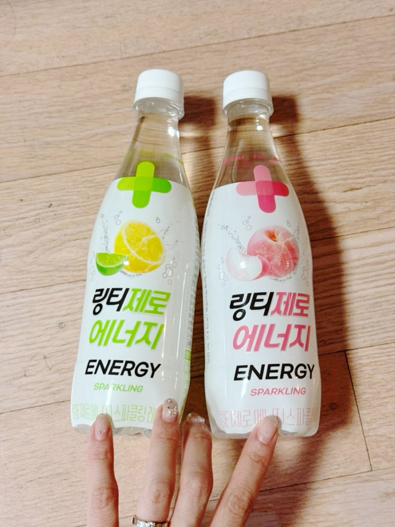 GS25 편의점 신상 링티 제로 에너지 스파클링 레몬라임 피치 후기