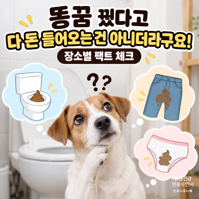 변기 바지 팬티에 똥싸는 꿈 해몽, 똥꿈=재물운? 꿈 속 억압된 심리적 이유분석