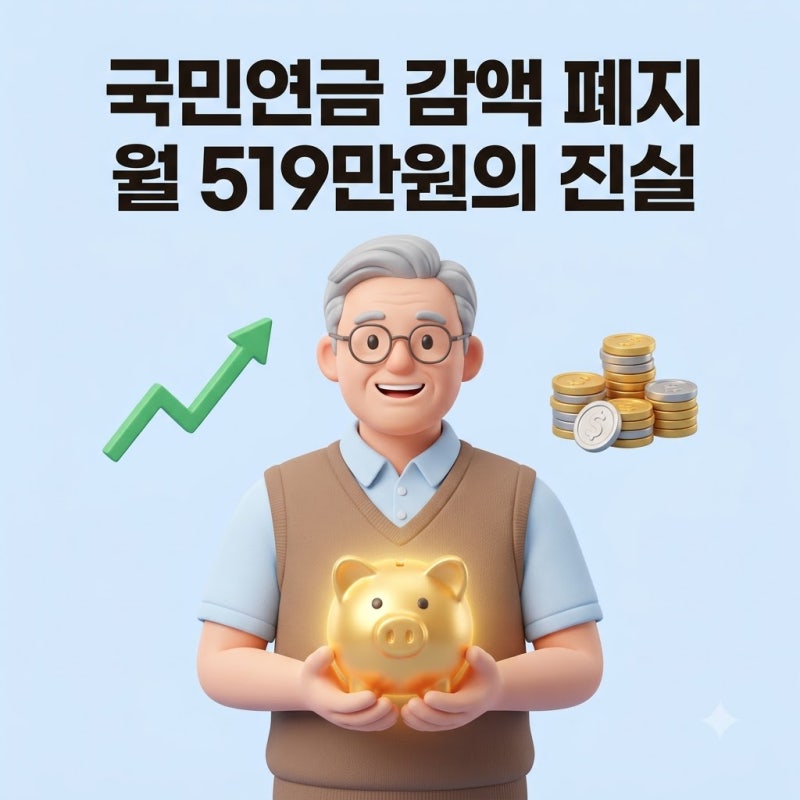 국민연금 감액 면제 519만원 전액 받는 법