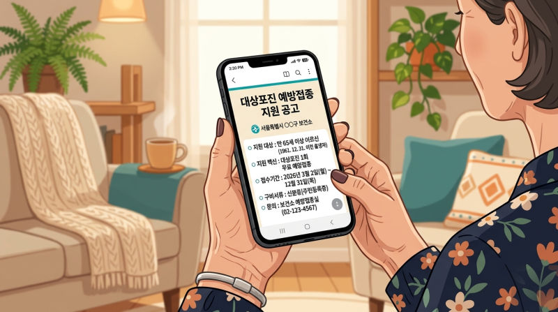 대상포진 예방접종 무료 대상자 총정리, 우리 지역도 지원될까?