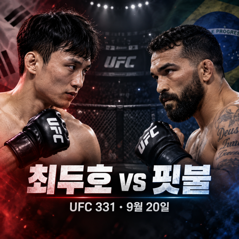 최두호 핏불 경기 언제? UFC 331 한국시간·중계·상대 전적 정리