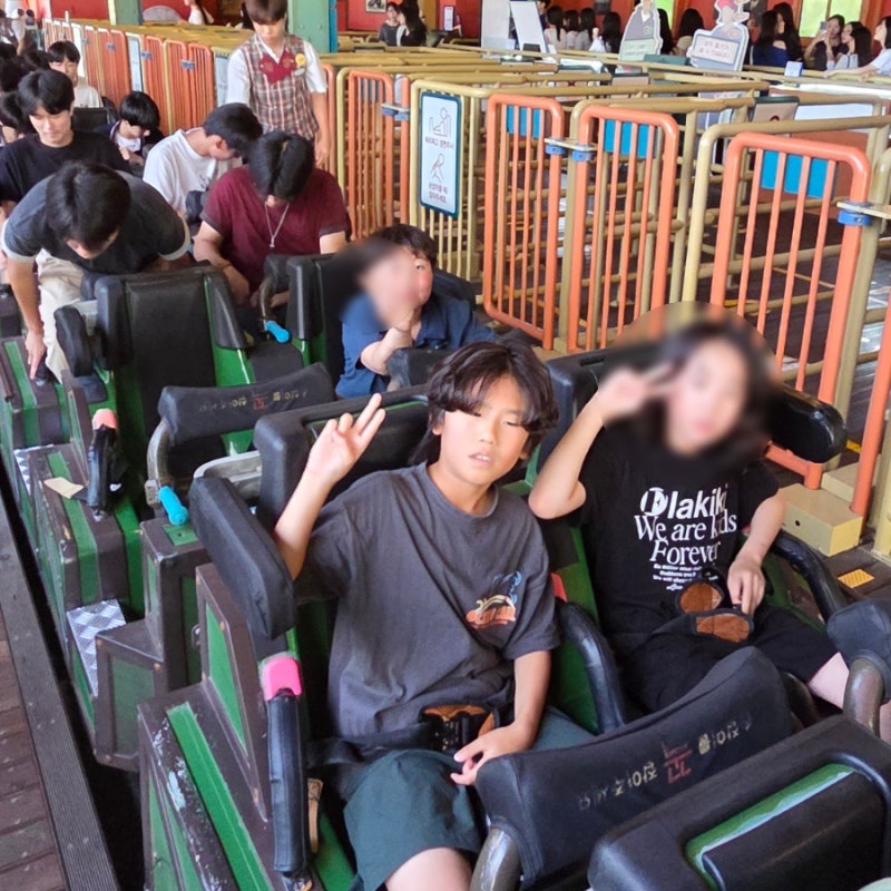 9월 평일 금요일 에버랜드, 눈치게임! 티익스프레스 4번 탔어요.