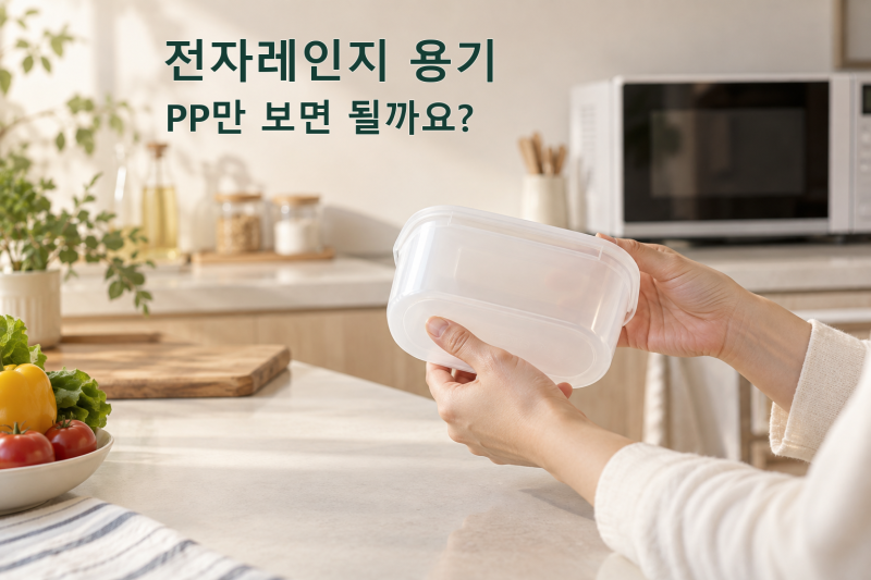전자레인지 용기, PP 표시만 보고 넣어도 될까요?