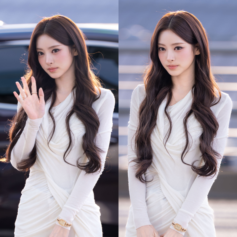 진심 5세대 여돌 1황이 따로 없는.. 무결점 여신 미모로 공항 올킬 한, 미야오 안나의 경국지....