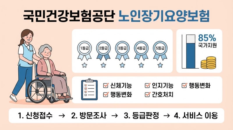 거동 불편한 부모님을 위한 노인장기요양보험 등급 판정 기준과 방문조사 준비 서류