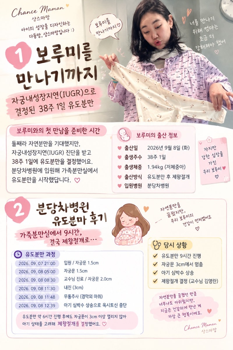 분당차병원 유도분만 후 제왕절개 비용 총정리 2인실→1인실 이동 후기 (+실제 결제금액 공개....