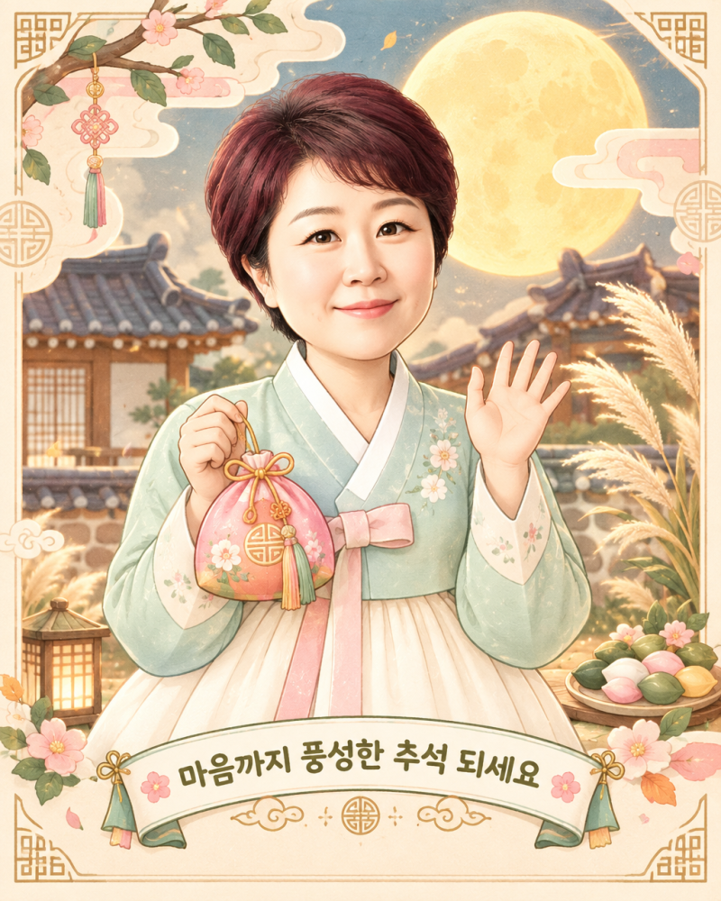 따능AI로 추석 인사카드 만들기