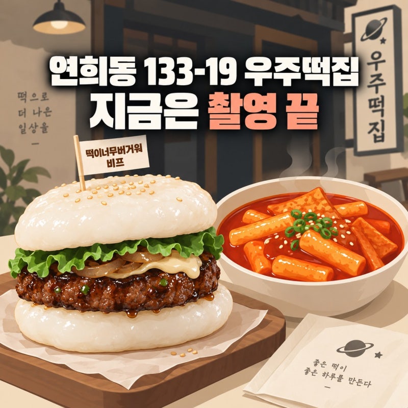 카리나 첫 알바 우주떡집 위치는 연희삼거리 도보 5분 위치 총정리