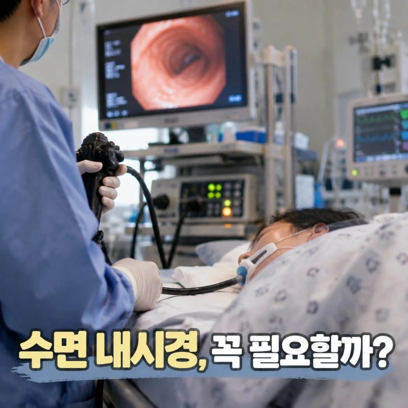 수면 내시경의 필요성과 위험성