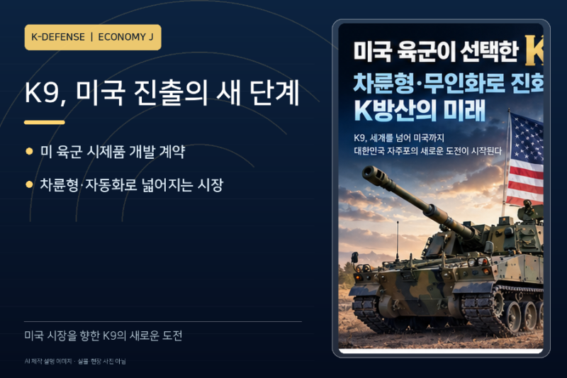 미국 육군이 선택한 K9…차륜형·무인화로 진화하는 K방산의 미래