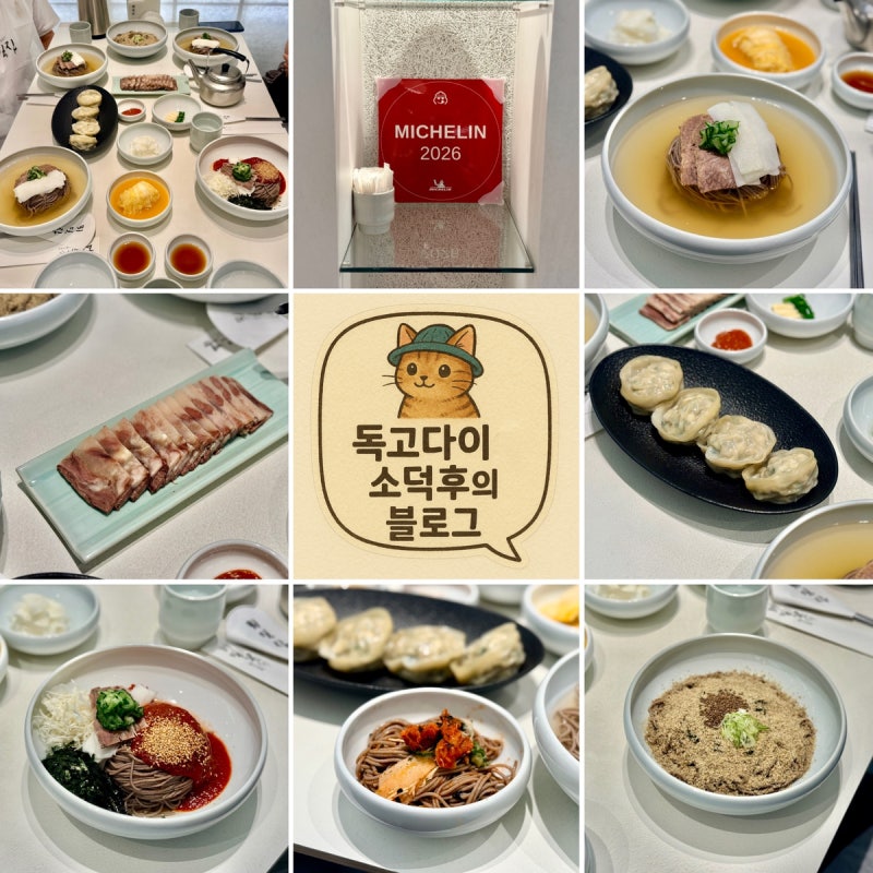 부산 메밀국수 맛집 마린시티 뫼밀집 2026 미쉐린 빕구르망