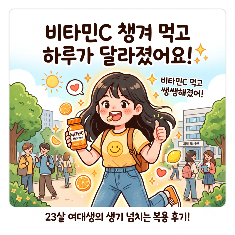 비타민C 흡수율 먹어봤자 소변으로 다 버려진다? 돈 낭비 없이 100% 효과 보는 진짜 섭취량은?