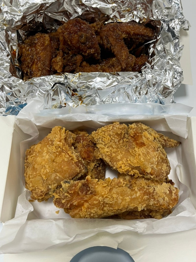 신림역 가성비 치킨 방문 포장 할인 ‘바삭한하루 신림점’ 반반치킨 솔직후기