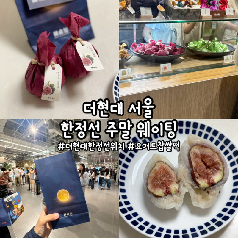 [여의도] '더현대서울 한정선 웨이팅, 주말 오후 방문 후기' 더현대 한정선 위치, 요거트 찹쌀....