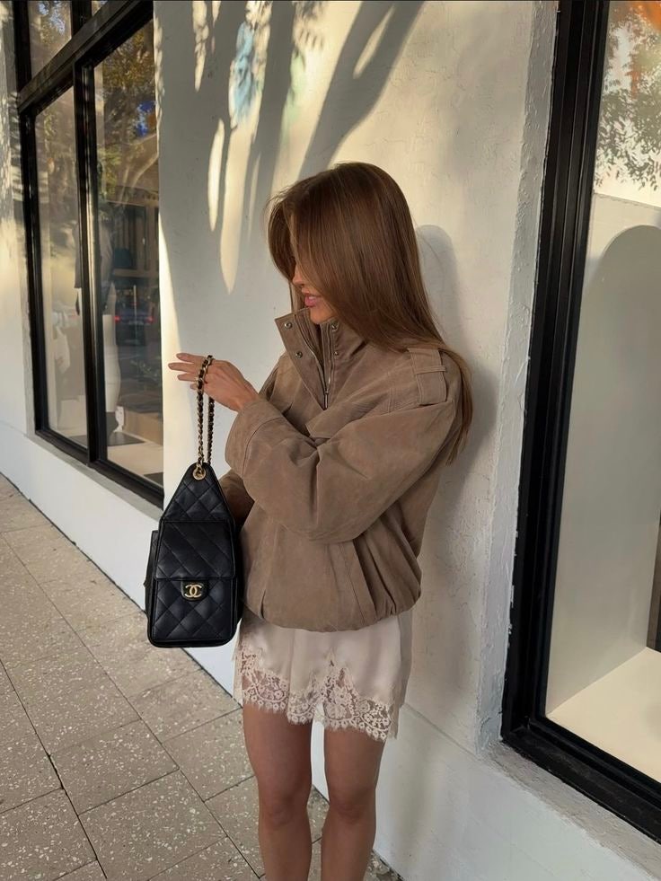 2026 F/W 패션 트렌드♡ 레이스 레이어드 코디｜청바지·니트·가죽자켓·스커트