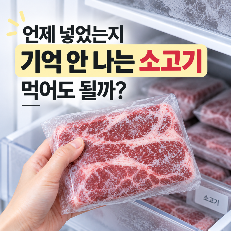 소고기 냉동보관 기간, 냉동실에 1년 둔 고기도 괜찮을까?