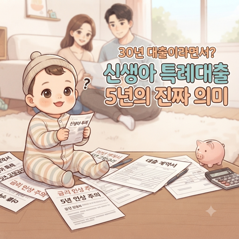 “30년 대출이라면서?”…신생아 특례대출 ‘5년’의 진짜 의미