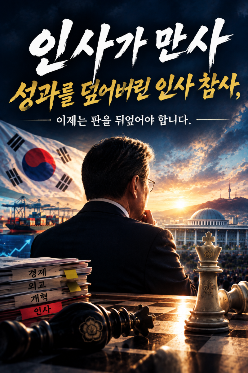 “인사가 만사”[성과를 덮어버린 인사참사]
