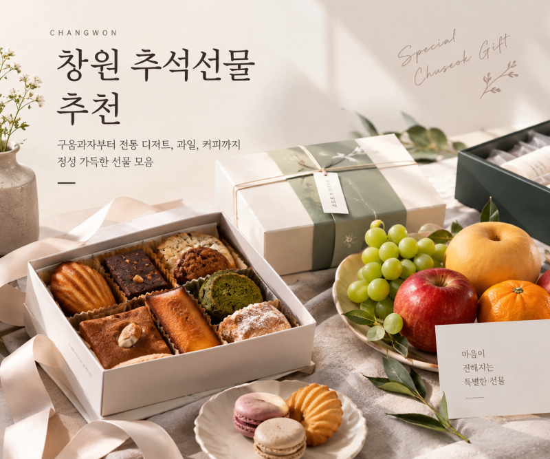 창원 추석선물 추천, 구움과자부터 전통 디저트까지 맞춤형 선물 총정리